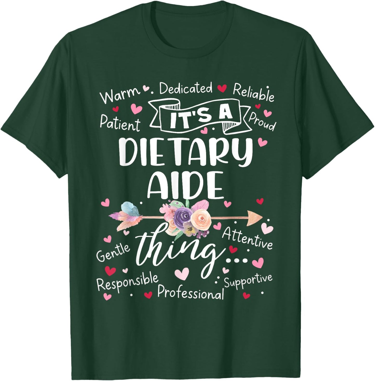 Dietary Aide Squad Team Crew Rock Week Mother's Day Women T-Shirt - T-Shirt | Forest