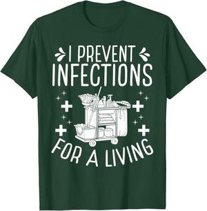 EVS Worker Environmental Service Technician EVS Tech T-Shirt - T-Shirt | Forest
