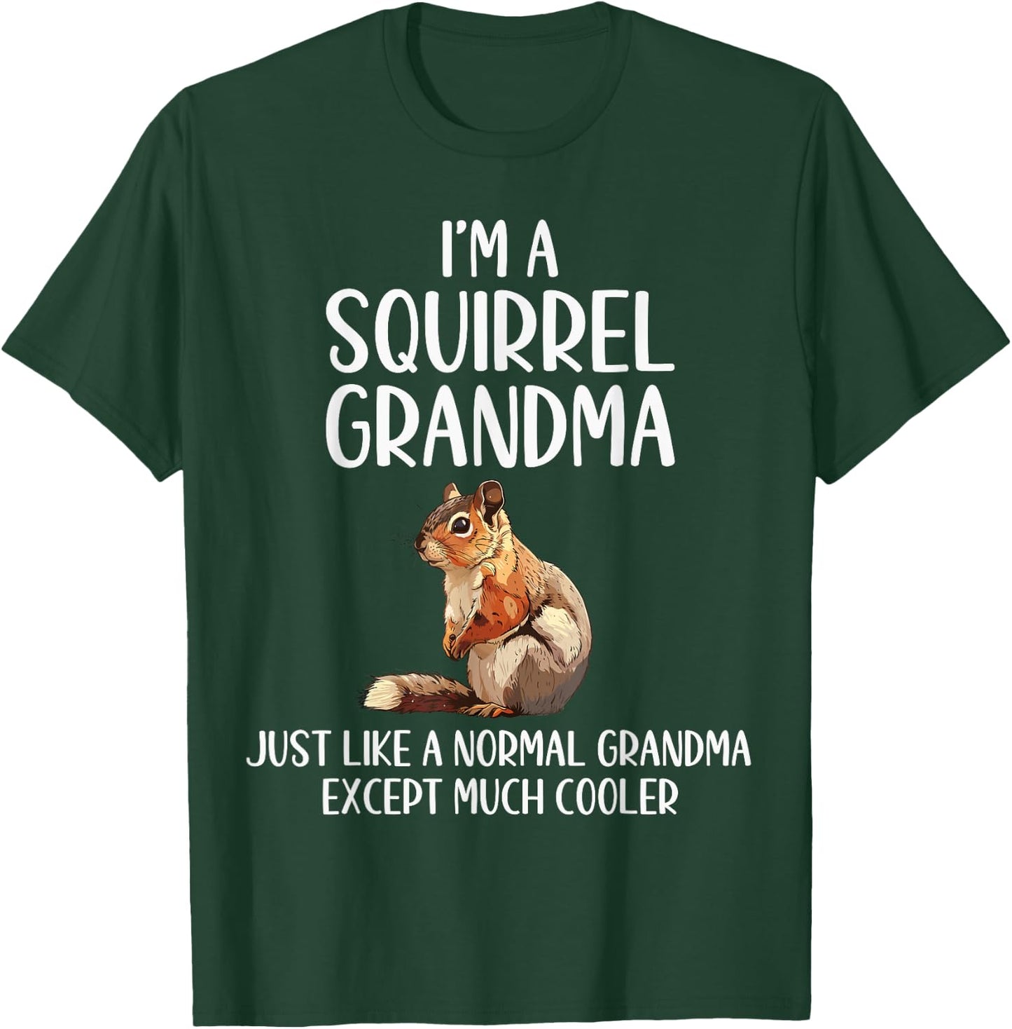 Squirrel Grandma Definition Squirrel Lover Mothers Day T-Shirt - T-Shirt | Forest