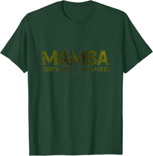 Job's Not Finished Basketball Court Legend Motivation T-Shirt - T-Shirt | Forest