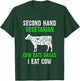 2nd Hand Vegetarian Shirt Funny Carnivore Beef Meat Lover T-Shirt - T-Shirt | Forest