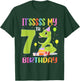 It's My 7th Birthday Snake 7 Years Old Birthday T-Shirt - T-Shirt | Forest