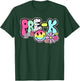 Pre-K Smile Face Retro Back To School Teacher Student Women Kids T-Shirt - T-Shirt | Forest