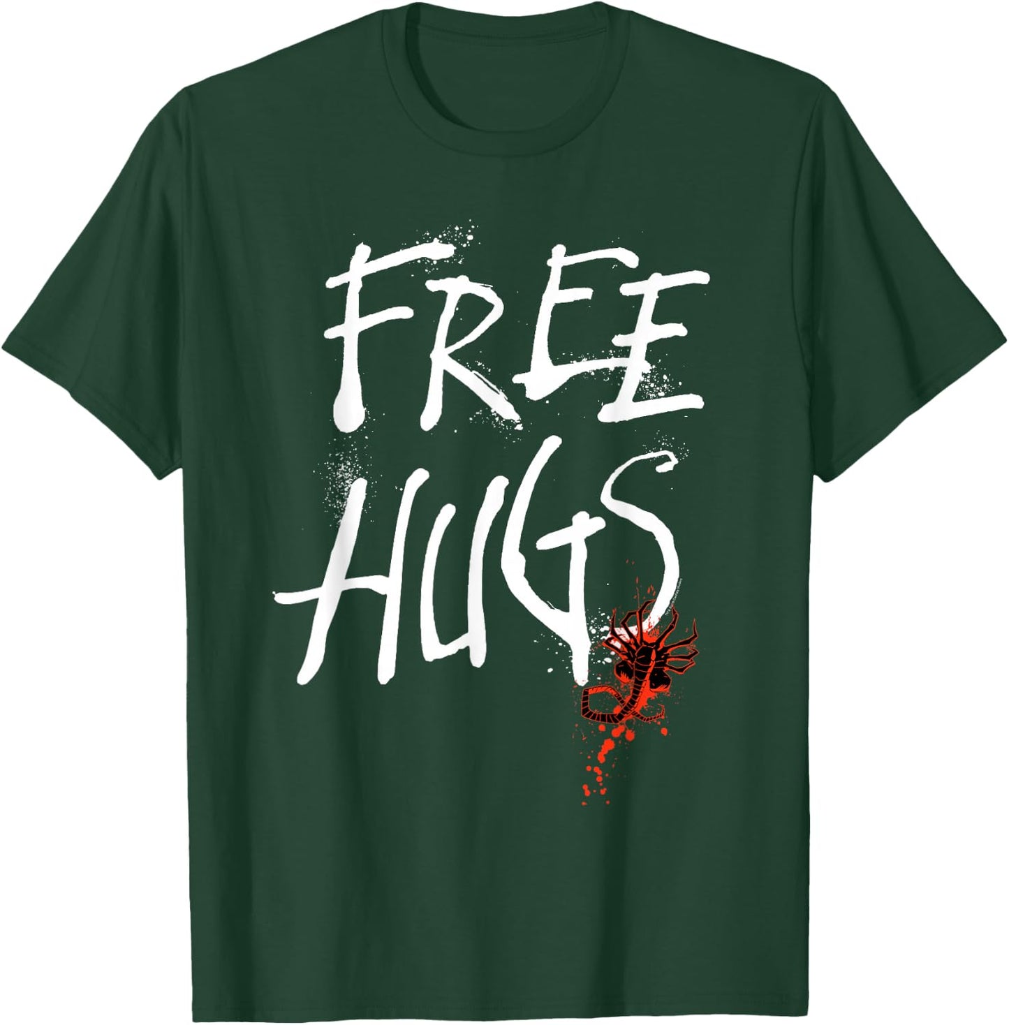 Alien: Romulus Xenomorph Facehugger Free Hugs T-Shirt - T-Shirt | Forest
