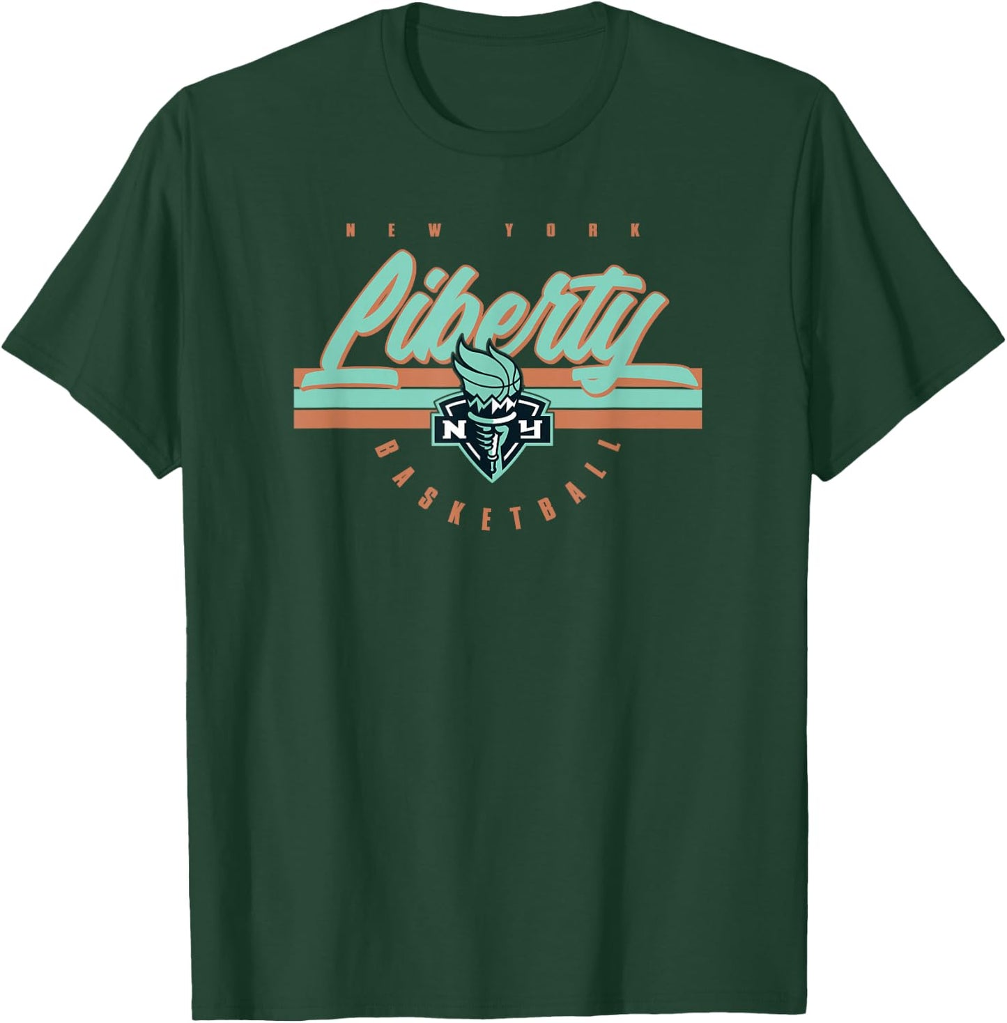 WNBA New York Liberty Off The Bench T-Shirt - T-Shirt | Forest