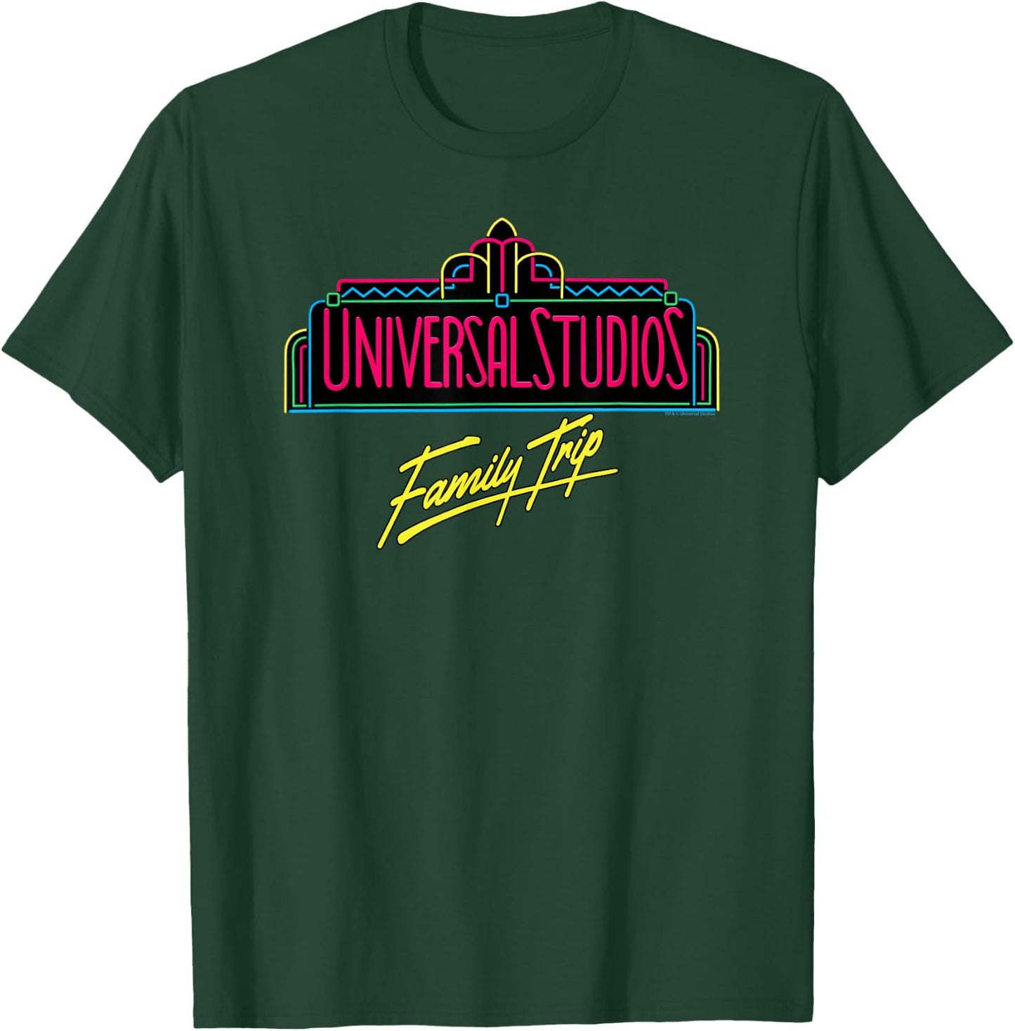Universal Studios Marquee Family Trip T-Shirt - T-Shirt | Forest