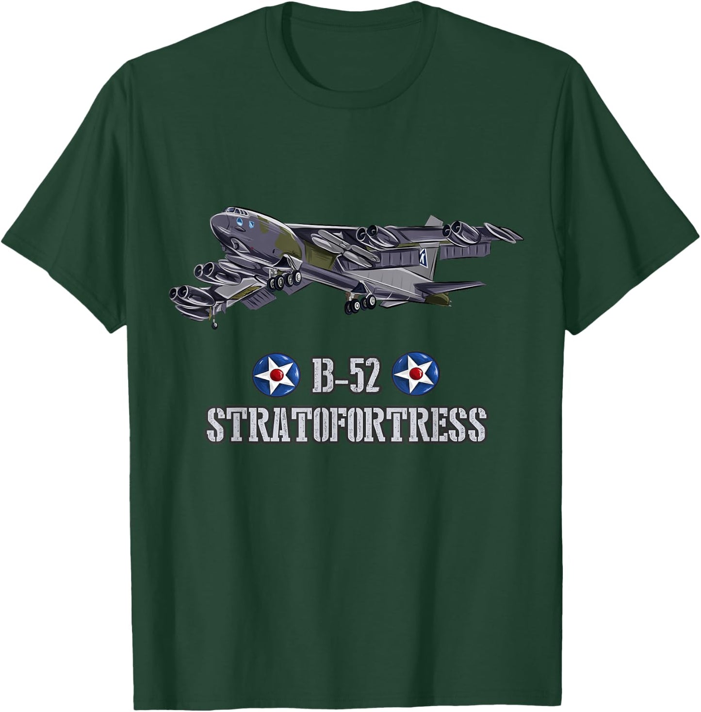 American aircraft Heavy Bomber B-52 T-Shirt - T-Shirt | Forest