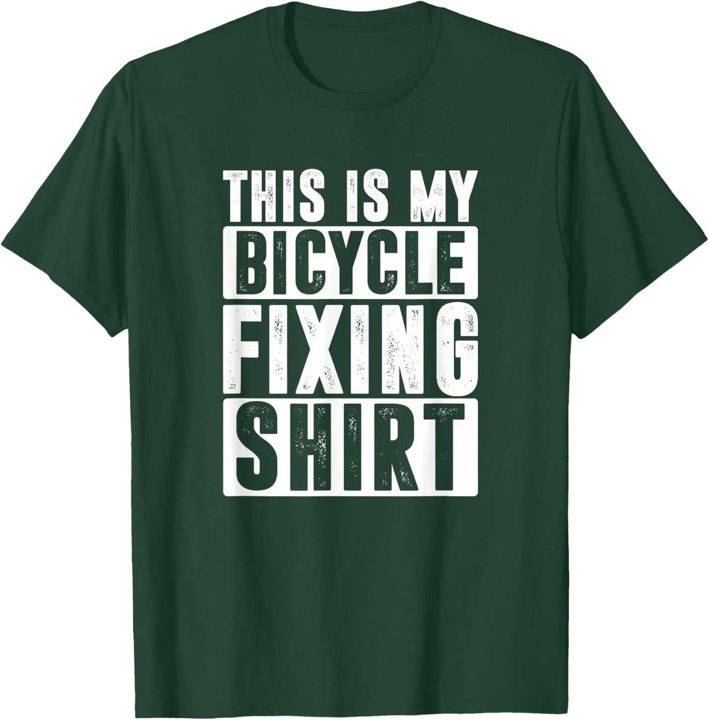 Bike Repair, This Is My Bicycle Fixing T-Shirt - T-Shirt | Forest