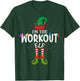 99 Gifts Group Foto Christmas Elf Pajama - Adults Workout Motif - Black, Small - , Short Sleeve - Classic Fit T-Shirt - T-Shirt | Forest