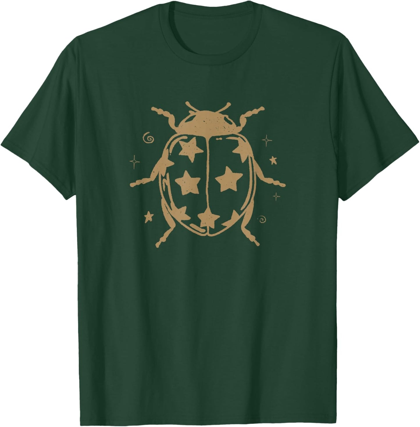 Vintage Grunge 2000s Ladybug Alt 90s Teen Y2k Whimsy Twee T-Shirt - T-Shirt | Forest