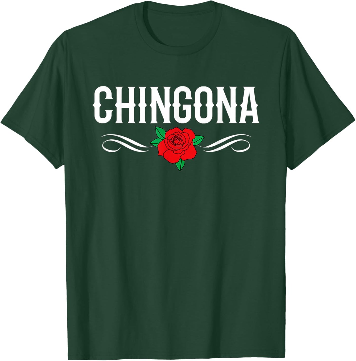 Chingona Badass Latina Hispanic Heritage T-Shirt - T-Shirt | Forest
