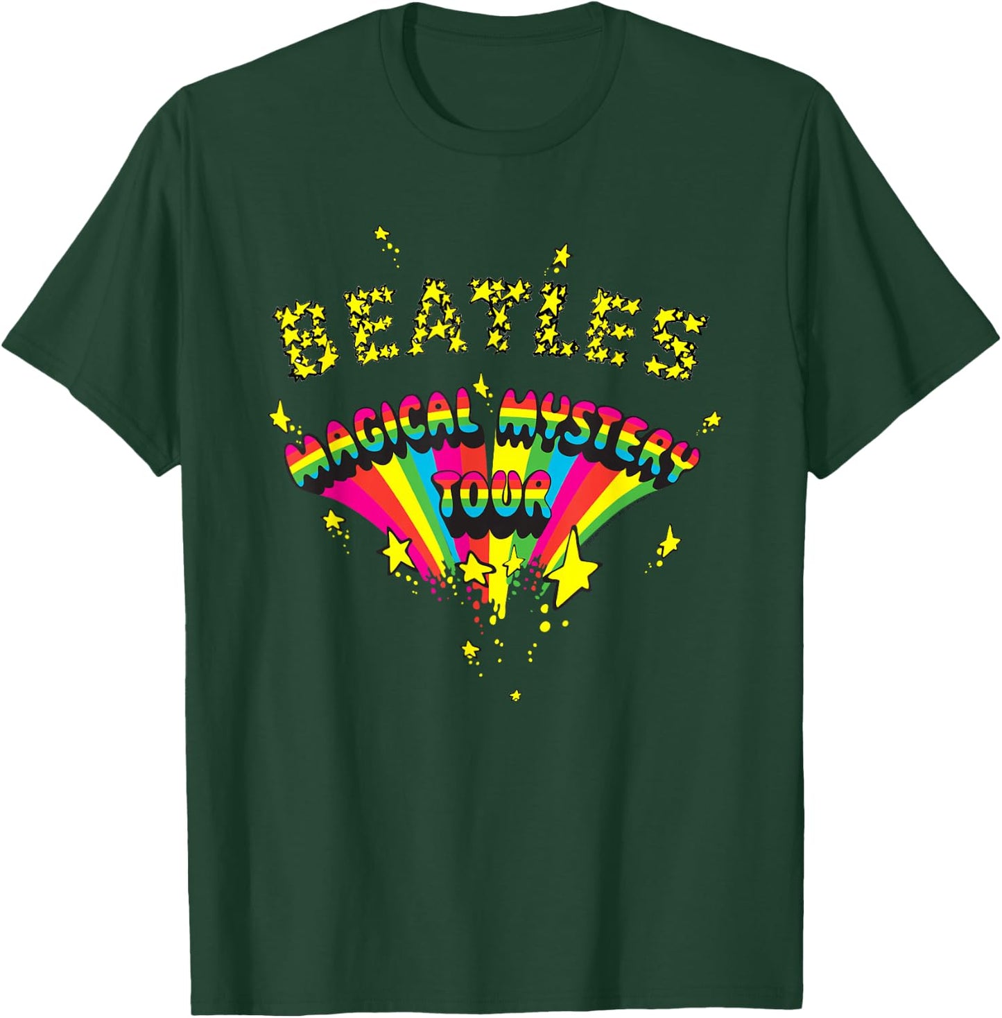 The Beatles Magic Mystery Tour Rainbow T-Shirt - T-Shirt | Forest