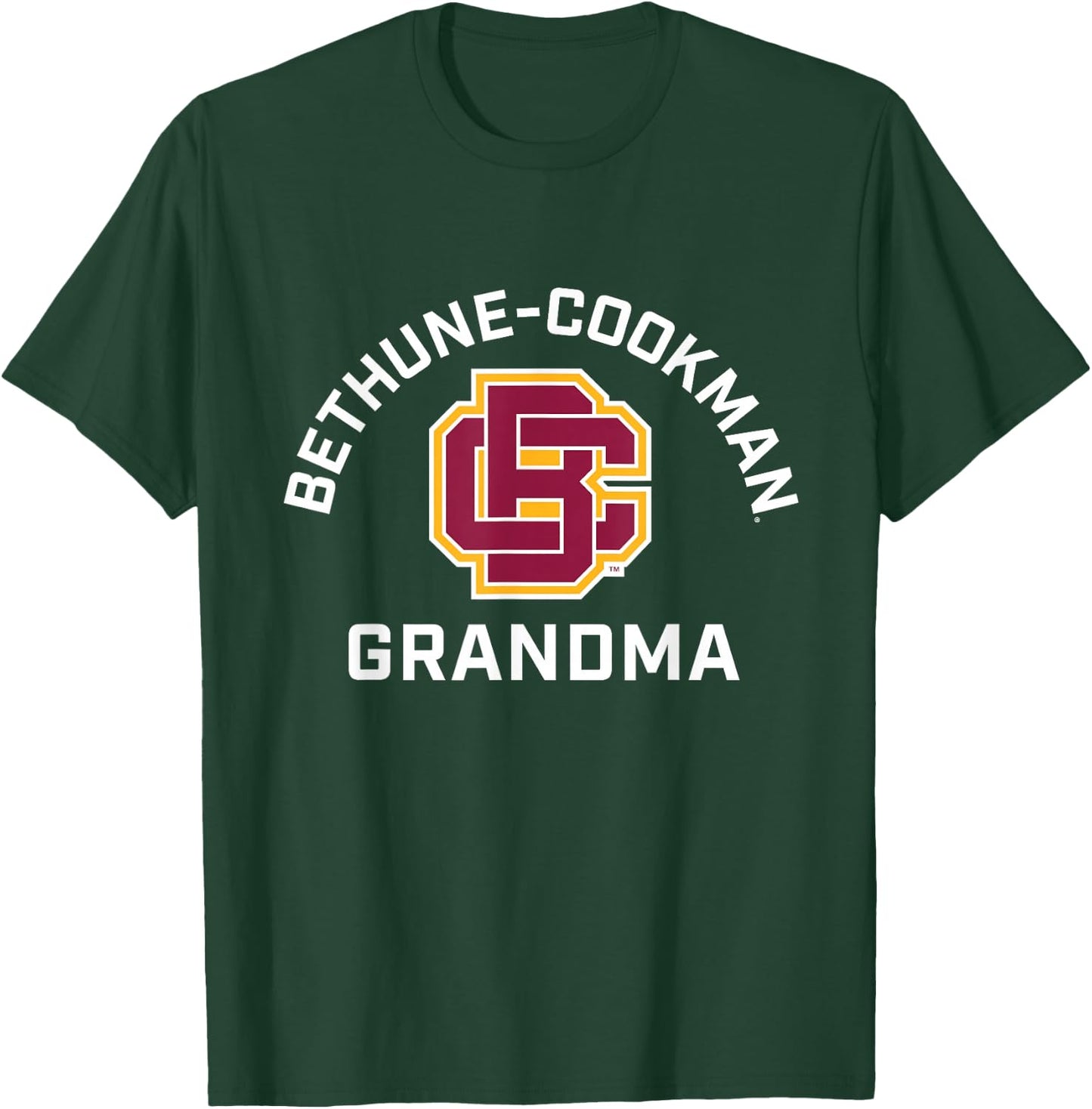 Bethune-Cookman University Wildcats Arched Grandma T-Shirt - T-Shirt | Forest