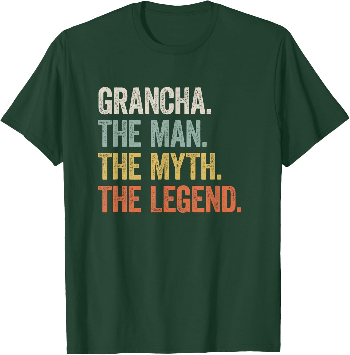 Grancha - Cool Funny Legend Welsh Father's Day T-Shirt - T-Shirt | Forest