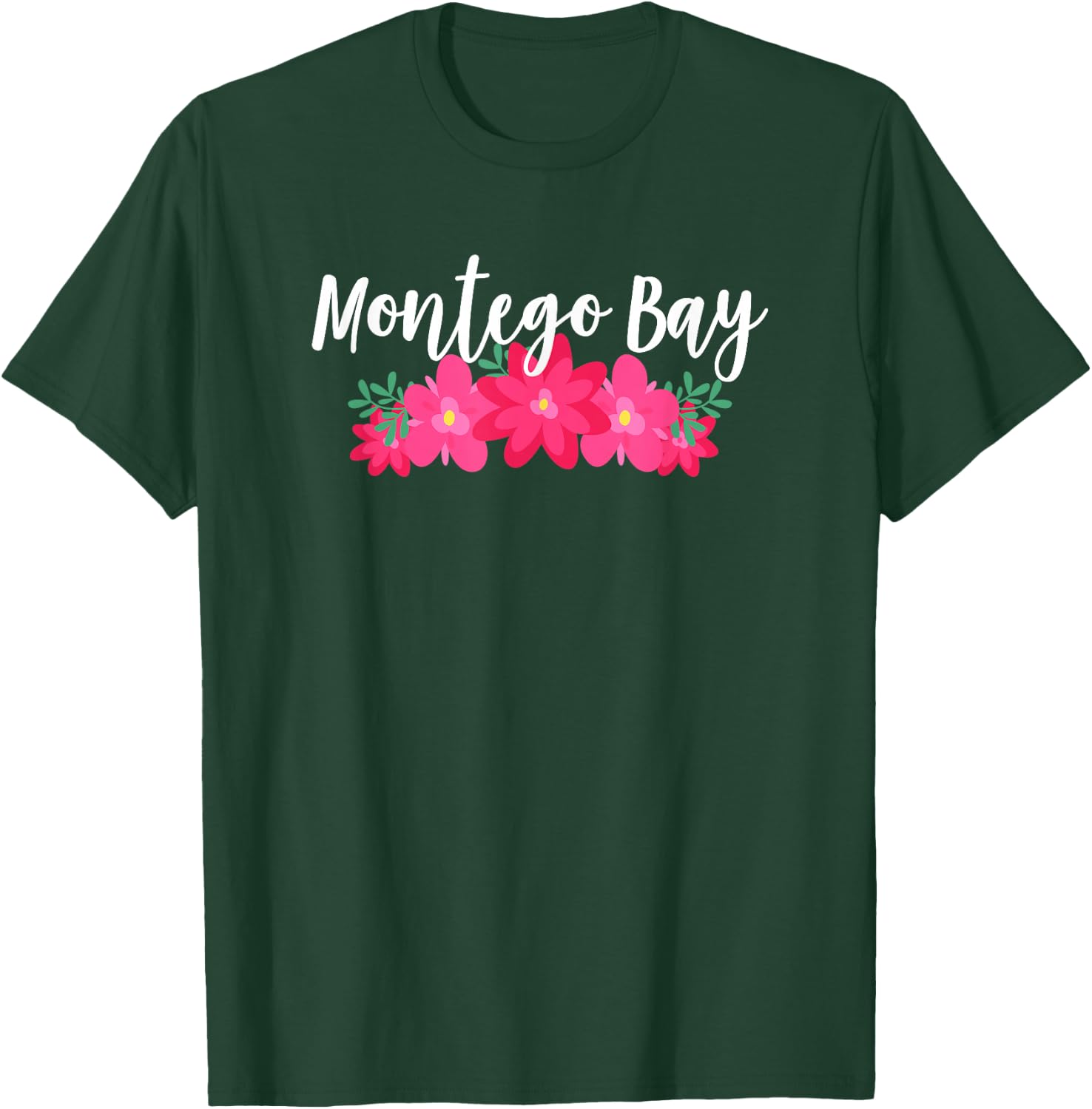 Montego Bay Jamaica Tropical Vacation T-Shirt - T-Shirt | Forest