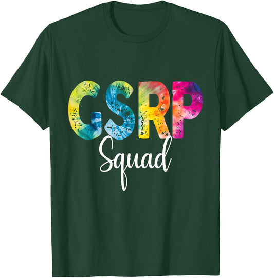 GSRP Squad Tie Dye Back To School women appreciation T-Shirt - T-Shirt | Forest