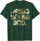 Camo camouflage Jesus Saves Bro T Shirt Christian Religion T-Shirt - T-Shirt | Forest