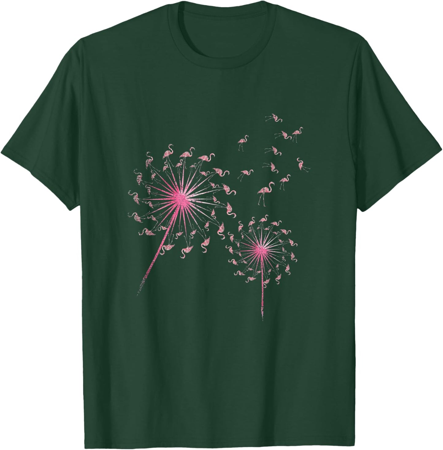 Dandelion Flamingo T-Shirt - T-Shirt | Forest