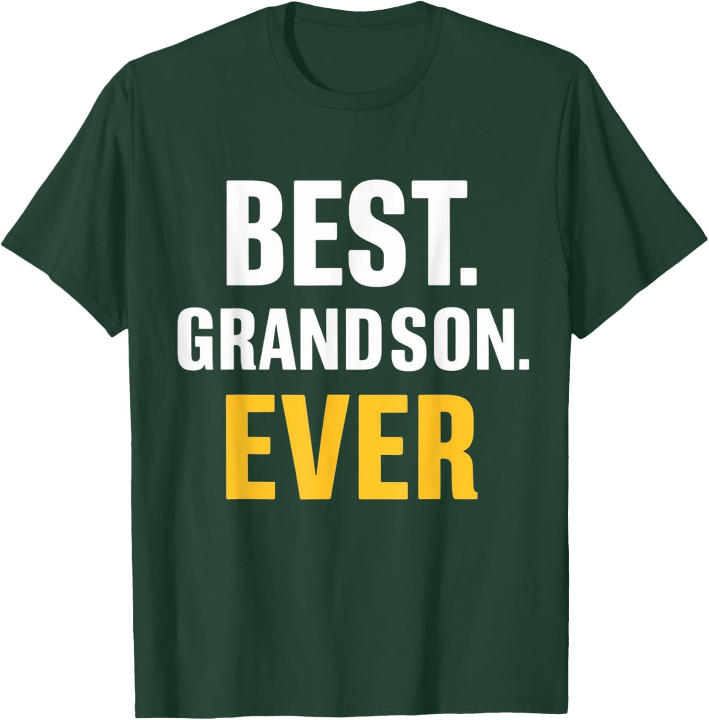 Best Grandson Ever Vintage Funny Father's Day T-Shirt - T-Shirt | Forest