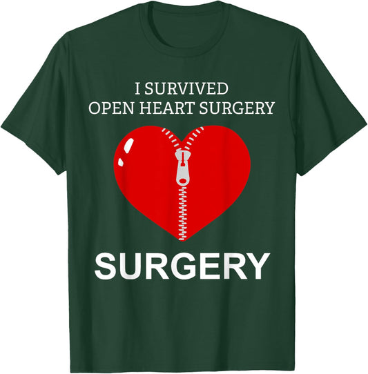 I Survived Open Heart Surgery Men Women Gift T-Shirt - T-Shirt | Forest