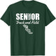 2025 Senior Track and Field Class of 2025 Run Jump Throw T-Shirt - T-Shirt | Forest