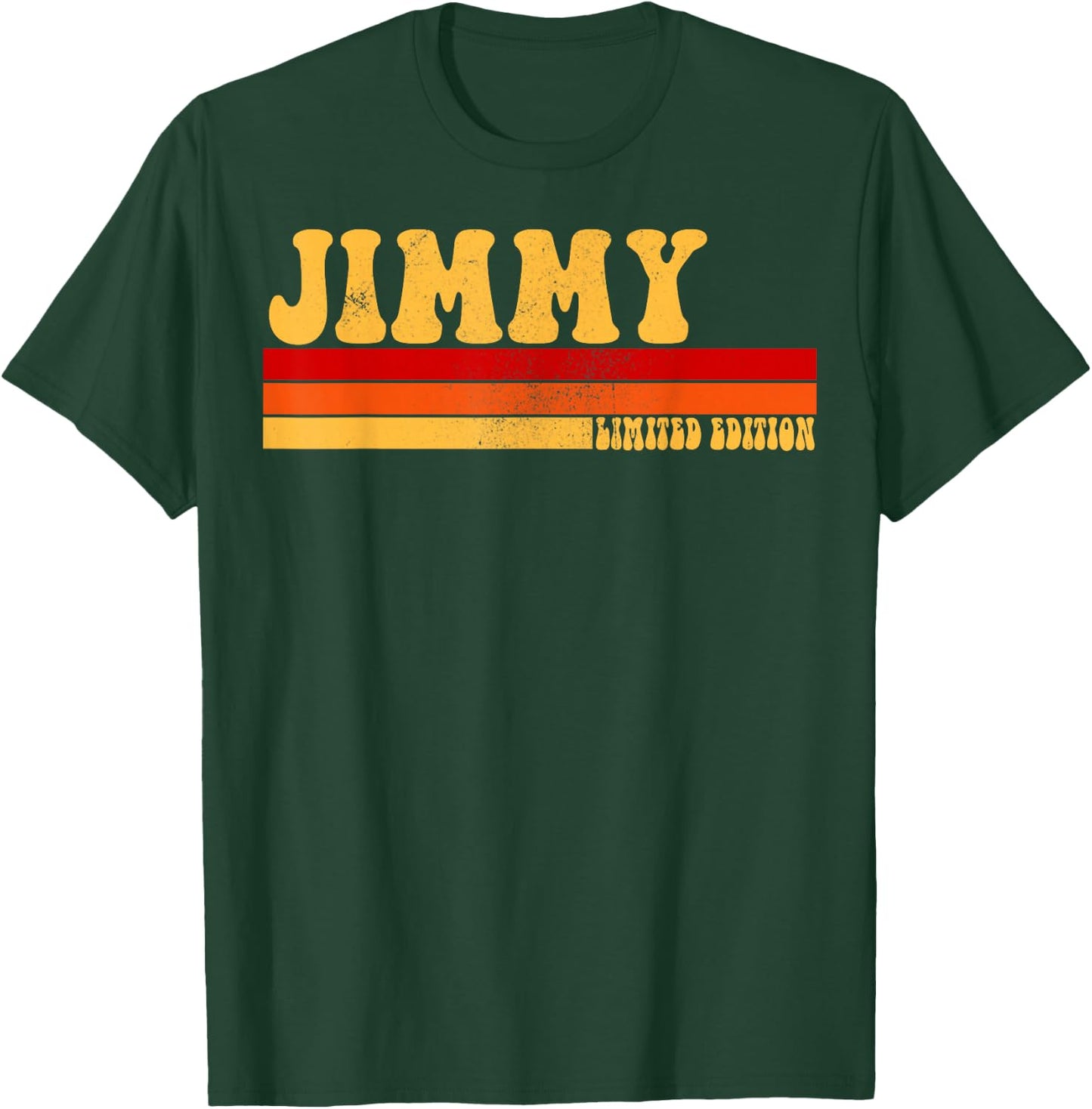 JIMMY Name Personalized Idea Men Retro Vintage JIMMY T-Shirt - T-Shirt | Forest