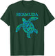 Bermuda Sea Turtle Girls Boys Travel Souvenir T-Shirt - T-Shirt | Forest