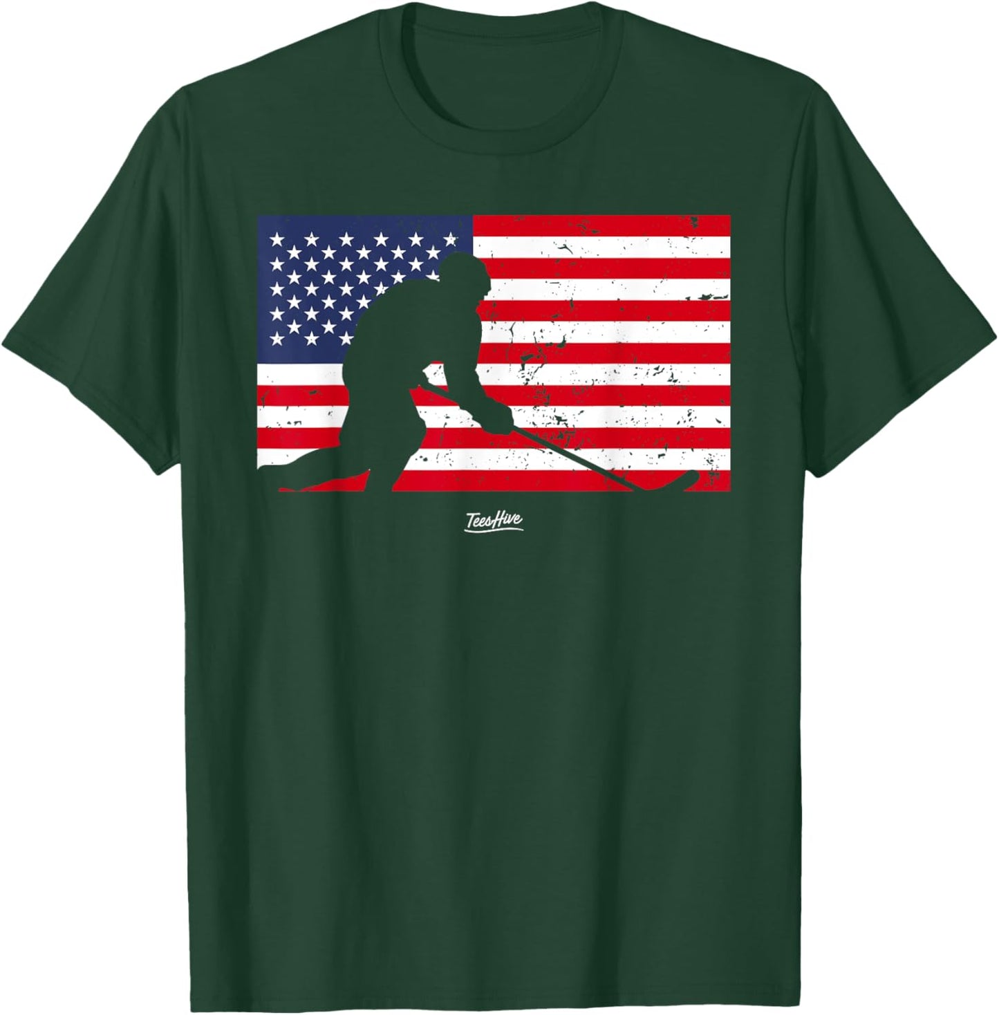 Hockey Kids Men T-Shirt - T-Shirt | Forest
