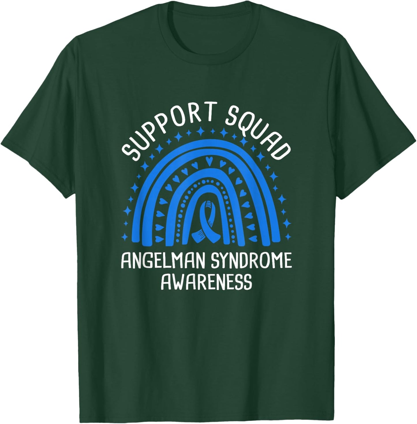 Support Squad Angelman Syndrome Awareness T-Shirt - T-Shirt | Forest