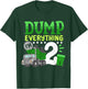 2nd Garbage Truck Birthday Boys Dump Everything 2 Years Old T-Shirt - T-Shirt | Forest
