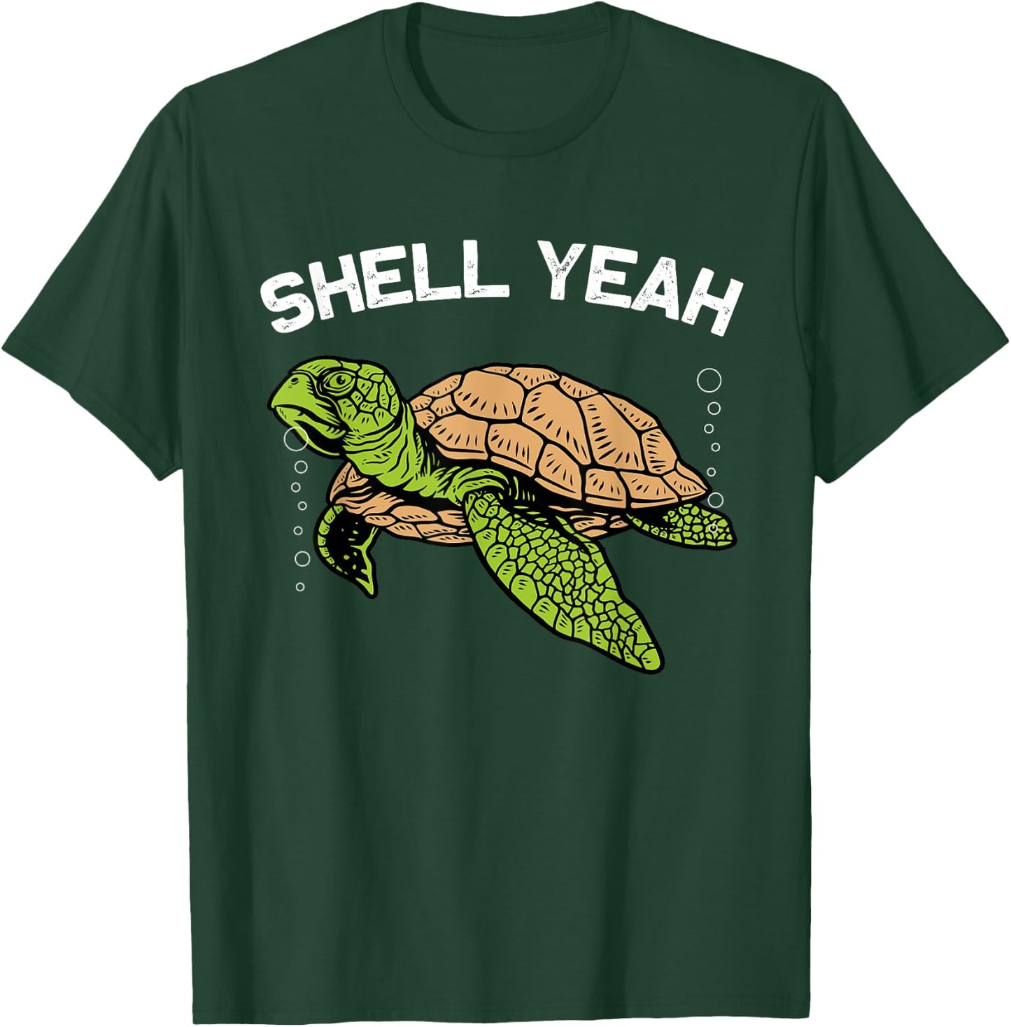 Funny Sea Turtle Art Women Sea Turtle Animal Lover T-Shirt - T-Shirt | Forest