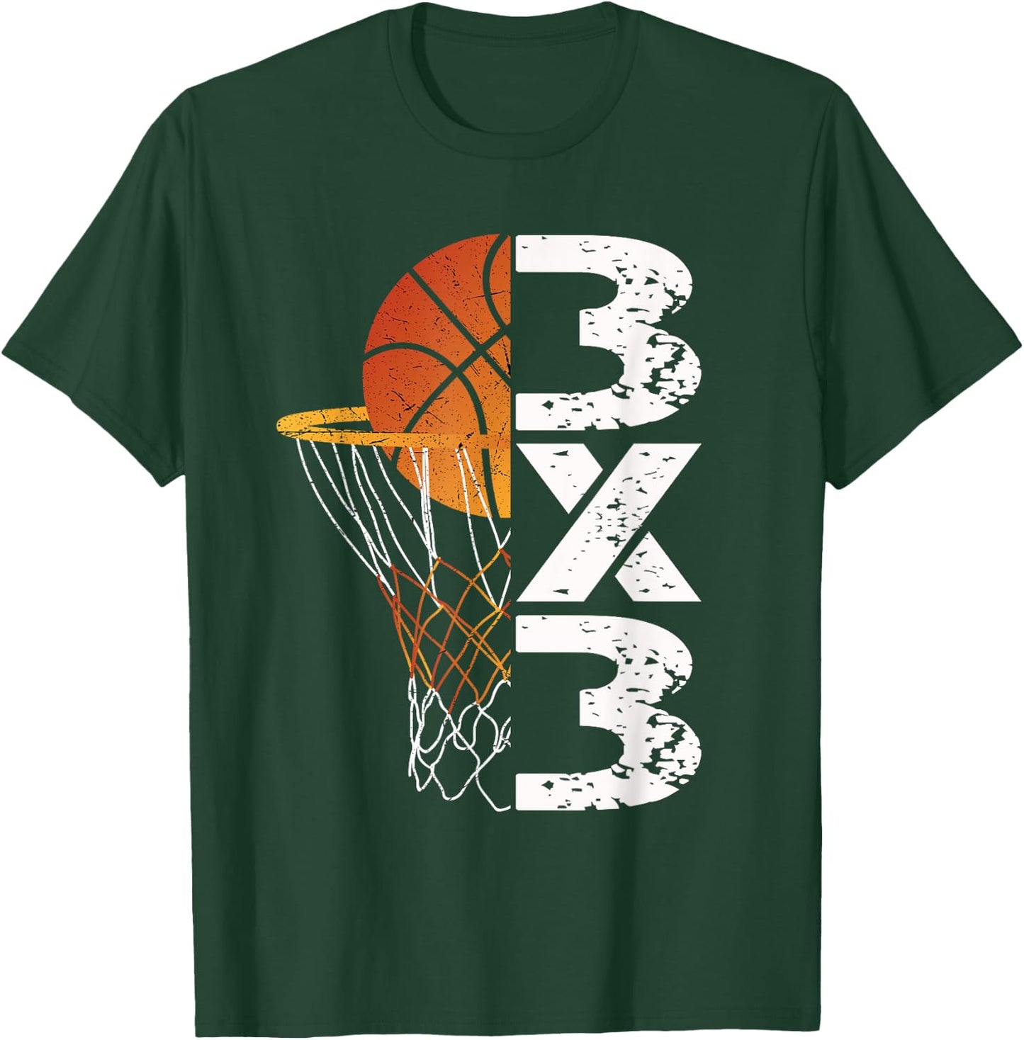 3X3 Basketball T-Shirt - T-Shirt | Forest