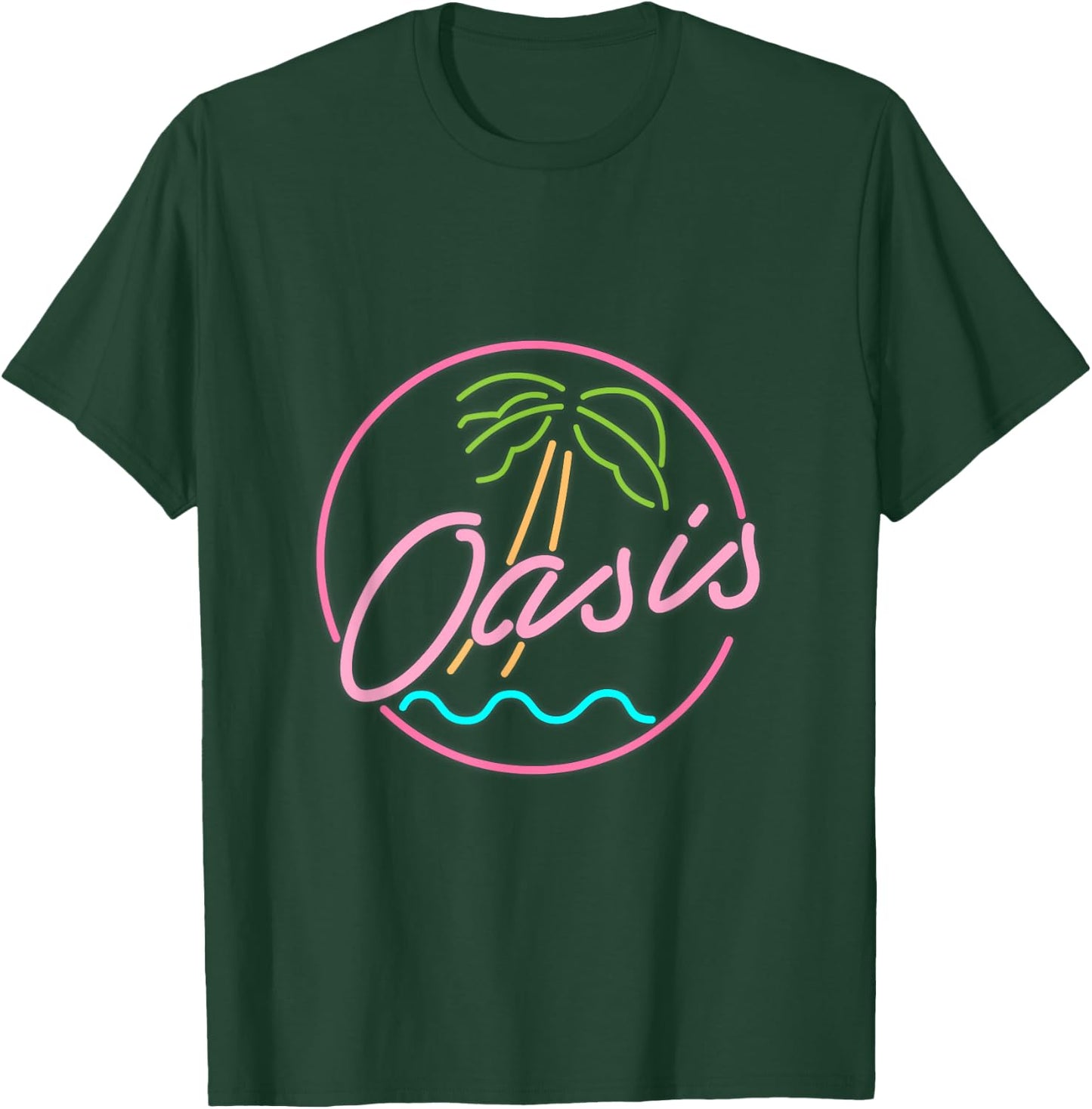 Oasis Paradise Island T-Shirt - T-Shirt | Forest