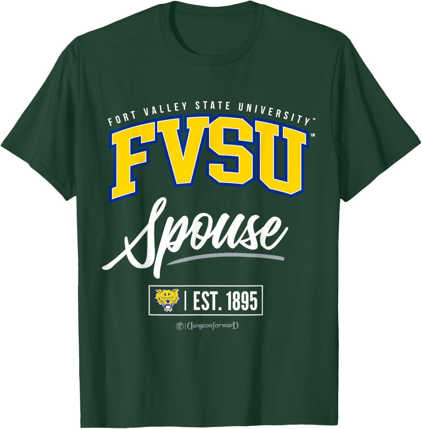 Fort Valley State University - FVSU HBCU Spouse T-Shirt - T-Shirt | Forest