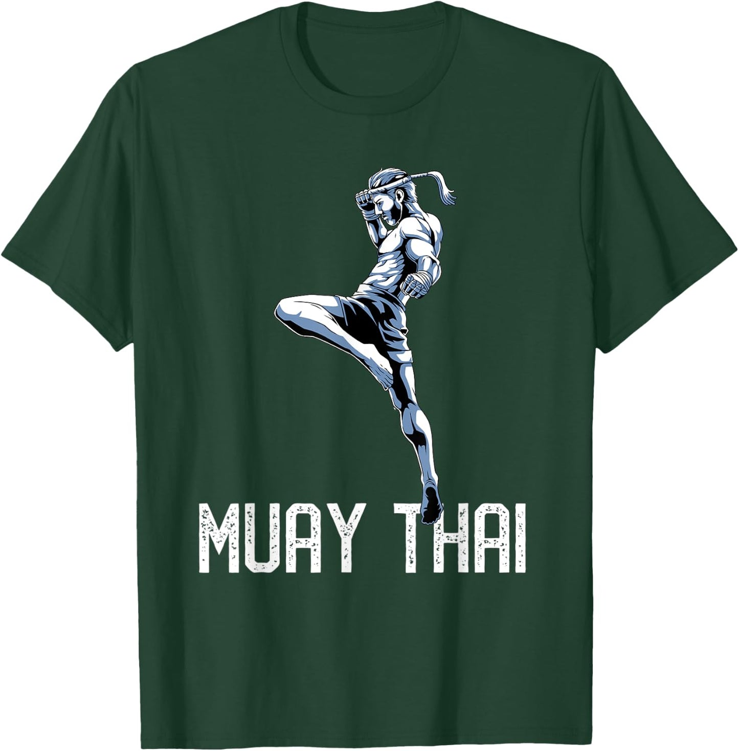 Muay Thai Tiger - Nak Muay, Kickboxing Gift T-Shirt - T-Shirt | Forest