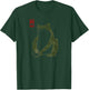 Matsumoto Hoji Woodblock Grumpy Frog Toad Funny Meme T-Shirt - T-Shirt | Forest