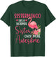 Sistermingo - Flamingo Lover Sibling Family Sister T-Shirt - T-Shirt | Forest