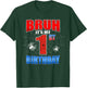 Spider Web 1 Years Old Bruh It's My 1st Birthday Boy Party T-Shirt - T-Shirt | Forest