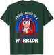 Proud Cousin Of A Heart Warrior CHD Awareness Unicorn Rainbo T-Shirt - T-Shirt | Forest