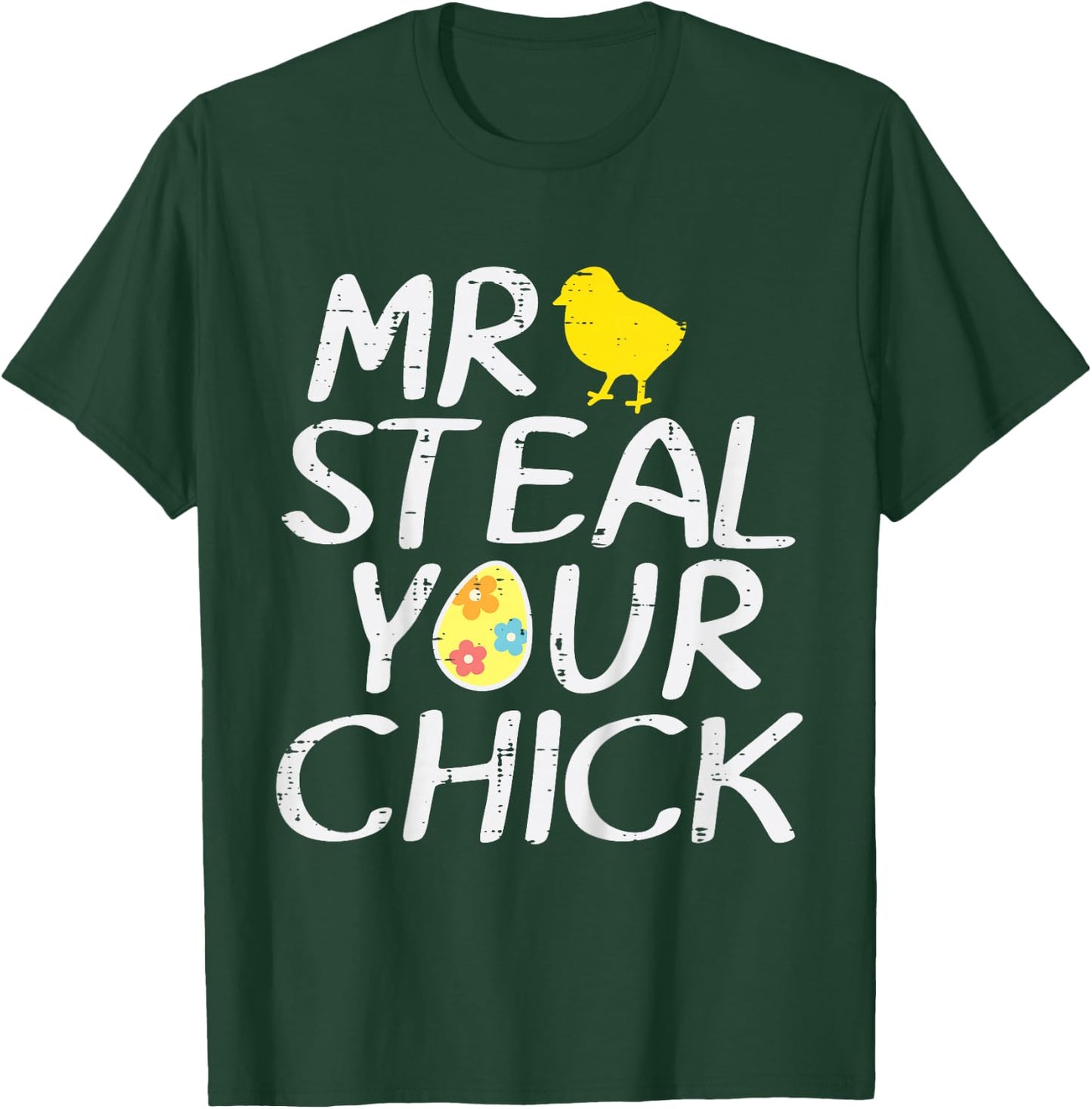 Kids Easter Mr Steal Your Chick Egg Cute Toddler Boys Kids Youth T-Shirt - T-Shirt | Forest
