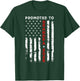 Vintage USA American Flag Promoted To Grandpa Again est 2026 Men T-Shirt - T-Shirt | Forest