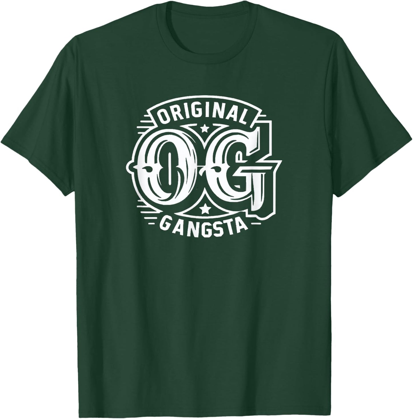 Original Gangsta OG Gangster Classic Look T-Shirt - T-Shirt | Forest