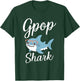 G-Pop Shark Funny Matching Family Grandpa GPop T-Shirt - T-Shirt | Forest
