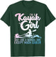 Funny Kayak Design Girls Kayaking Kayaker Kayak T-Shirt - T-Shirt | Forest
