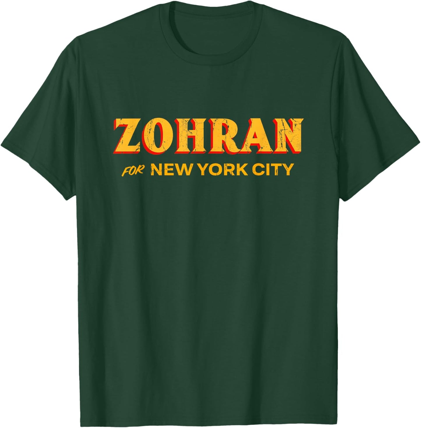 Zohran For New York City, Mayor Mamdani 2025 T-Shirt - T-Shirt | Forest