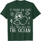 Halloween Boo Ghost Diver Scuba Diving Throw Back To Ocean T-Shirt - T-Shirt | Forest