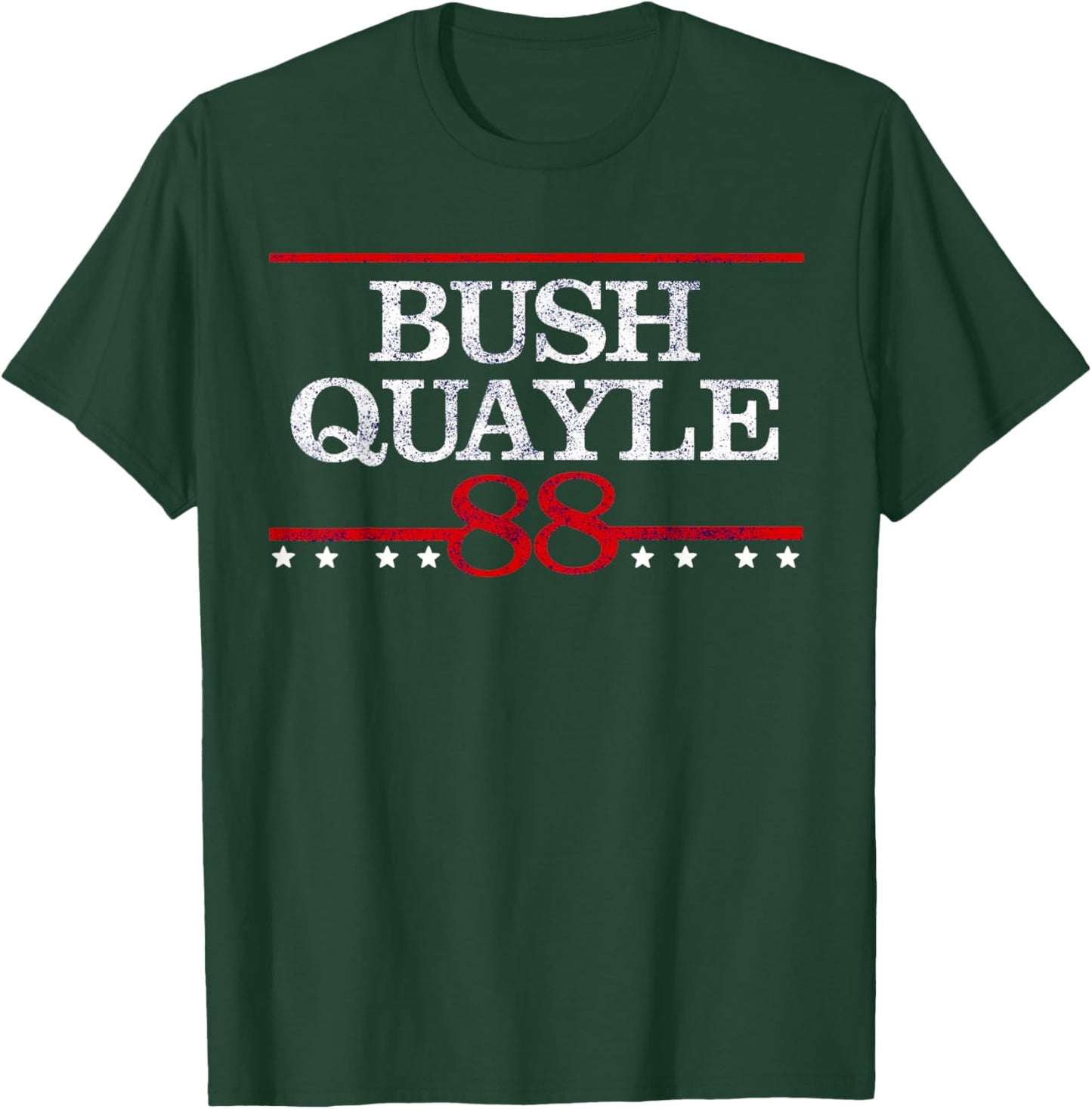 Bush Quayle 88 Retro Republican Presidential Campaign Shirt T-Shirt - T-Shirt | Forest