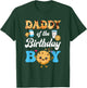 Daddy Of The Birthday Boy Milk And Cookies 1St Birthday T-Shirt - T-Shirt | Forest