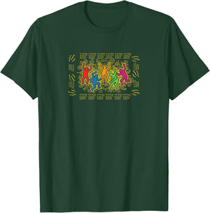 Keith Dancing Happy Party, Love Pop Art Fun, Modern Colors T-Shirt - T-Shirt | Forest