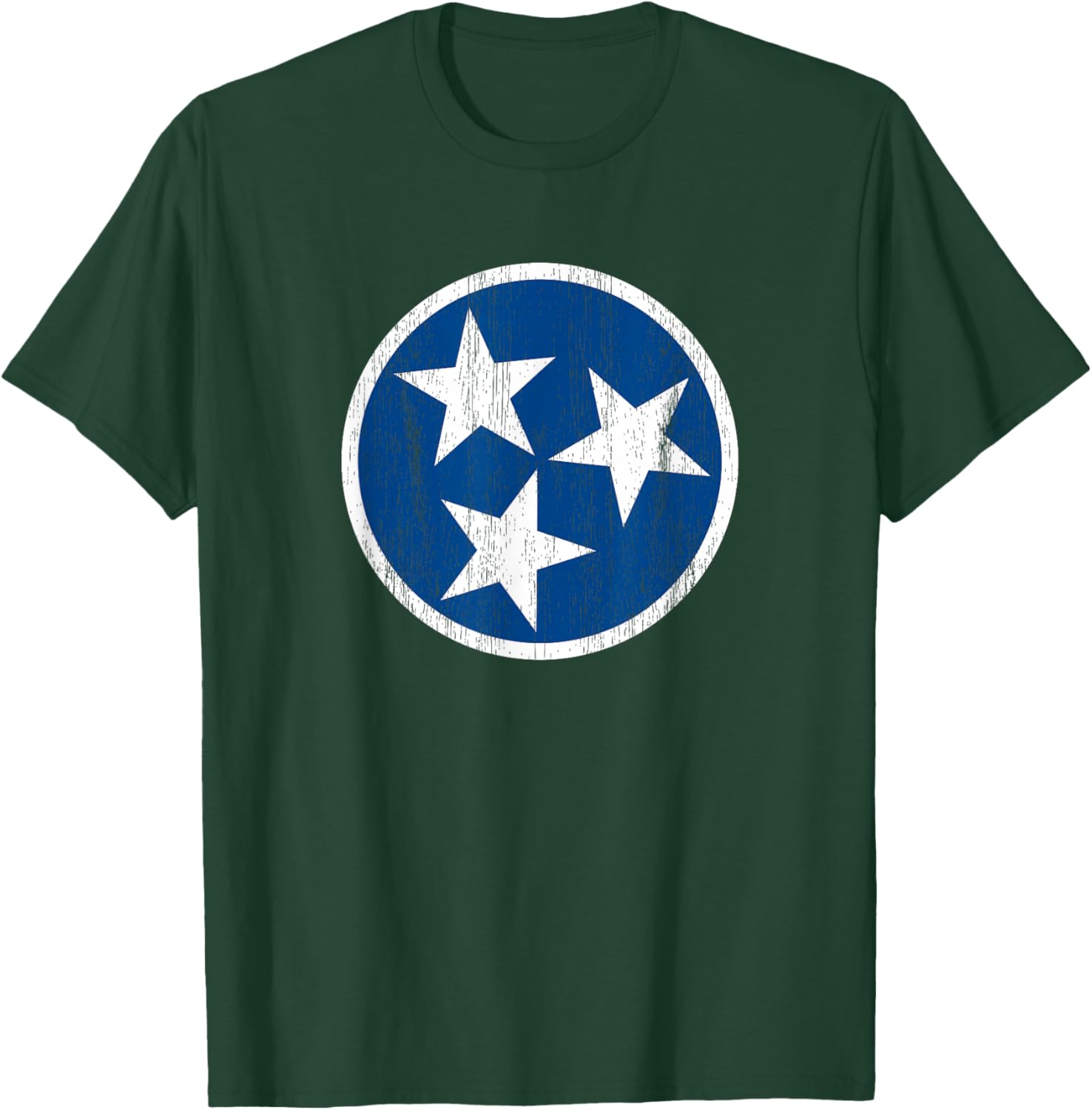 Tennessee Tristar Shirt, Tennessee State Flag T-Shirt - T-Shirt | Forest